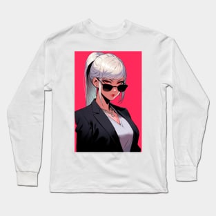 Anime Girl Boss Long Sleeve T-Shirt